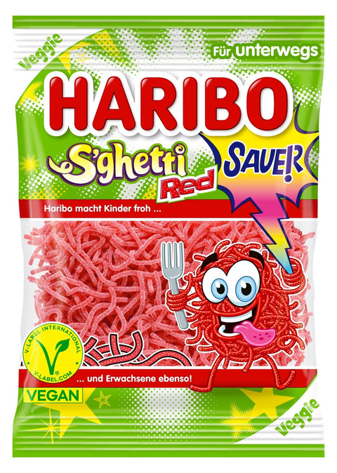 Haribo S´ghetti Red tasak 85 g
