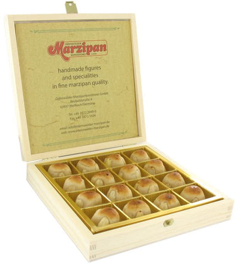 Odenwaldi marcipán Bethmännchen fadobozban 200g