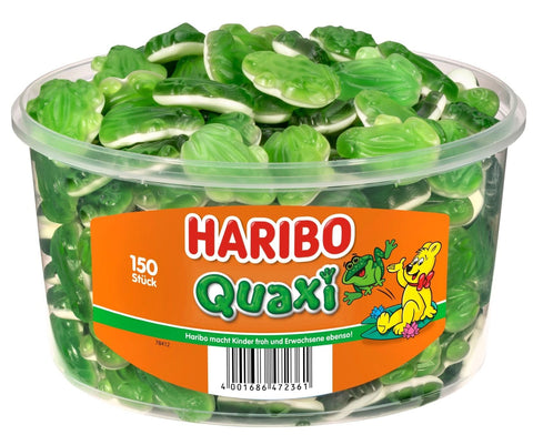 Haribo Quaxi Békák Kerek doboz 150 darab