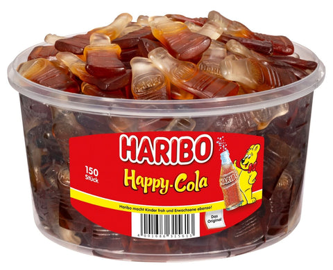 Haribo Happy-Cola kerek doboz 150 darab