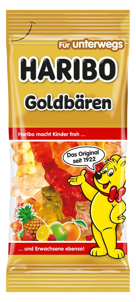 Haribo Goldbären tasakos kiszerelés, 75 g-os zacskó