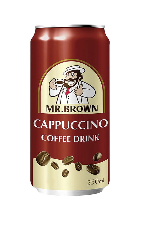 Mr. Brown Cappuccino kávéital, betétdíjjal, 24-es csomag (24 x 250 ml)