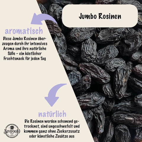 SIVIFOOD fekete Jumbo mazsola 300g