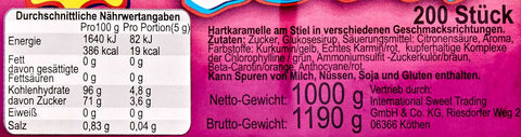 Cool Szívecskés nyalóka, 200 darab, 1 kg-os zacskóban, lapos, szív alakú nyalókák