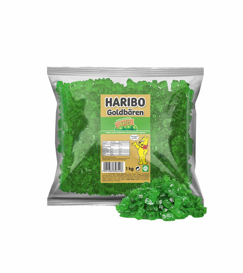 Haribo Goldbären alma, fajtatiszta gumicukor, 1kg