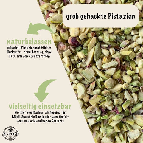 SIVIFOOD Durvára vágott pisztácia 250g