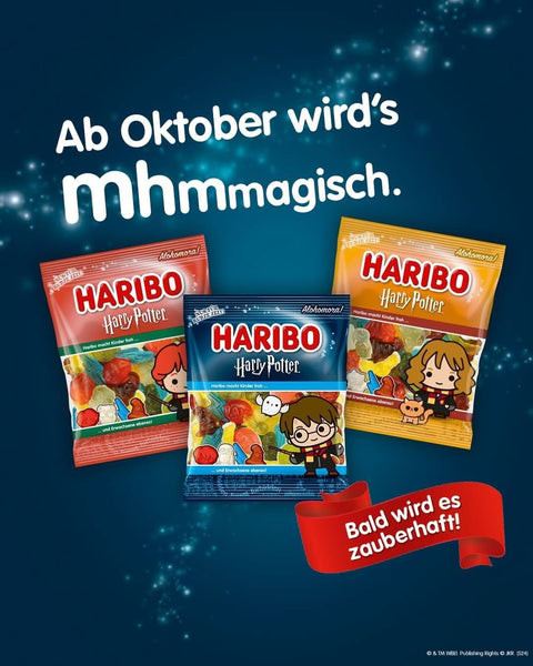 Haribo Harry Potter gyümölcsízű gumicukor szett 3x160g