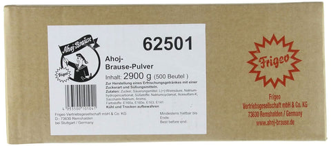 Frigeo Ahoj-Brause por – tárolódoboz, 500 tasak, 2,9 kg-os zacskóban