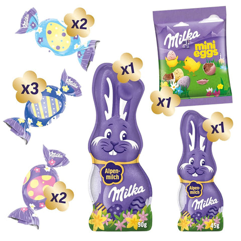 Milka húsvéti válogatás csokoládé 224g