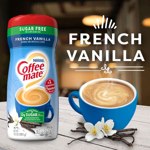 Coffee-Mate French Vanilla cukormentes 289g