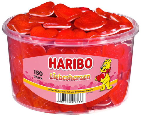 Haribo Szívecskék kördoboz 150 darab