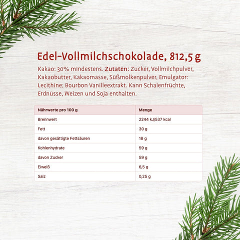 Riegelein Masszív Mikulás nagy 65 darab / 812,5 g