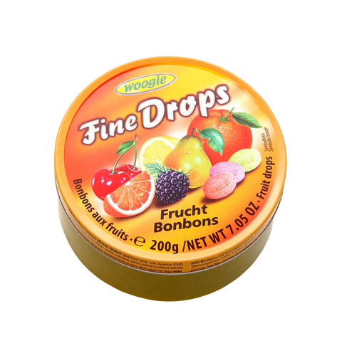 Woogie Fine Drops gyümölcsízű 200g