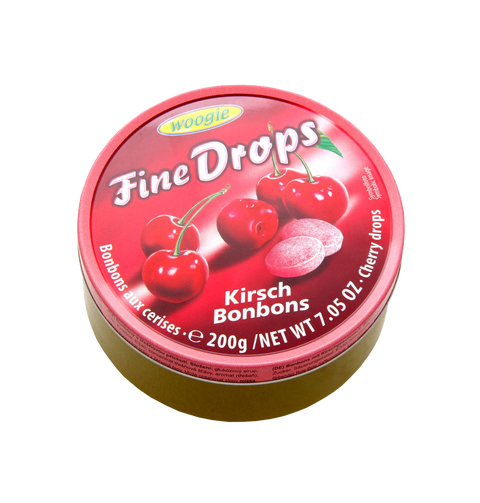 Woogie Fine Drops cseresznye ízű 200g