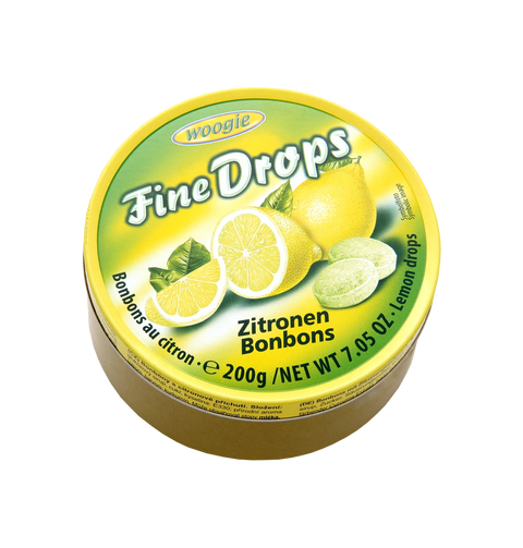 Woogie Fine Drops citromízű 200g
