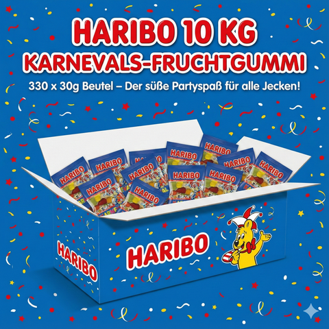 Haribo szóróanyag Minik farsangra és karneválra - kb. 330 darab - 10kg