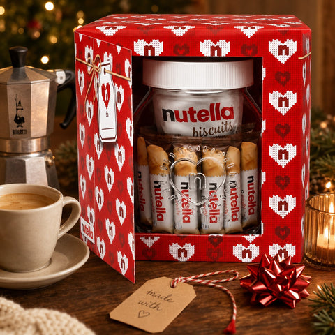 Nutella ajándéküveg B-ready-vel és keksszel – 31 snack az üvegben – 502g