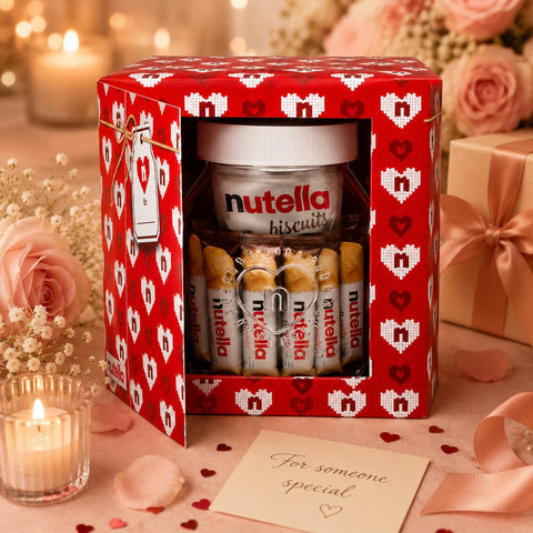 Nutella ajándéküveg B-ready-vel és keksszel – 31 snack az üvegben – 502g