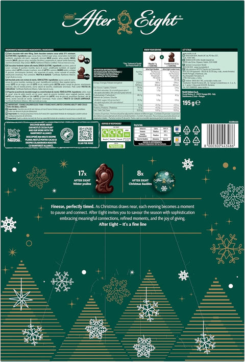 After Eight Adventi Naptár London Design Edition 199g