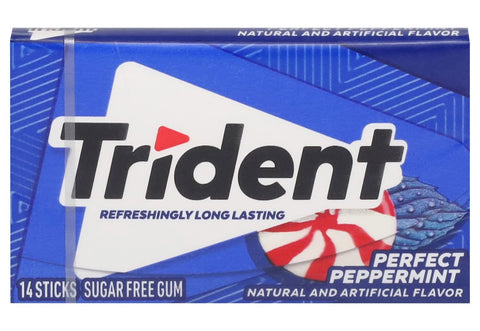 Trident Perfect Peppermint rágógumi – 14 szelet