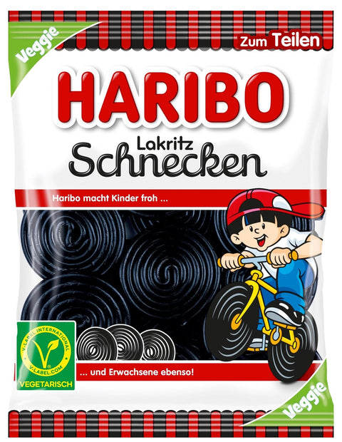 Haribo Lakritz Schnecken tasak 175 g