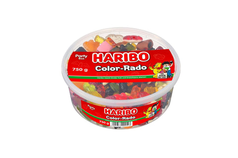 Haribo Color-Rado Kerek doboz 750 g