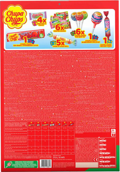 Chupa Chups adventi naptár 210g