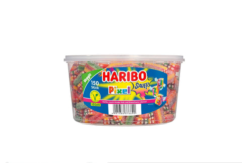 Haribo Pixel kerek doboz 150 darab