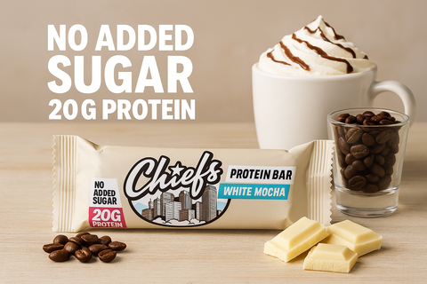 Chiefs Protein szelet Fehér Mokkás 55g