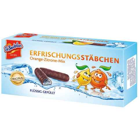 DeBeukelaer Frissítő rúd narancs-citrom ízű 75g