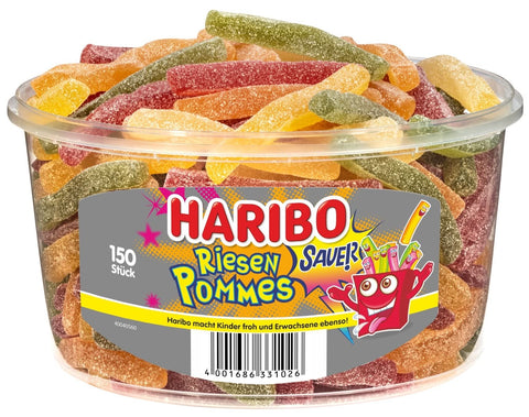 Haribo Óriás Pommes Kerek Doboz 150 darab