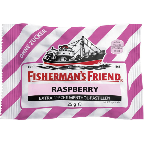 Fisherman's Friend Raspberry Cukormentes 24 x 25g