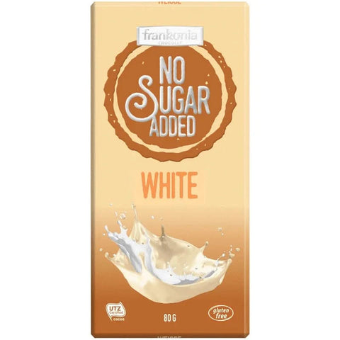 Frankonia Hozzáadott cukor nélküli fehér csokoládé 80g