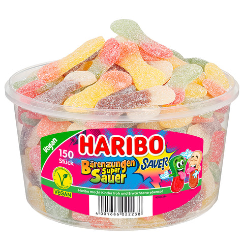 Haribo Savanyú mackónyelv vegán 150 darabos