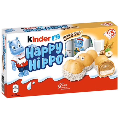 kinder Happy Hippo Mogyoró 5-ös (5 x 20,7g)