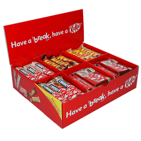 NESTLÉ KITKAT & LION Édességválogatás, 64 szelet - 2,6 kg
