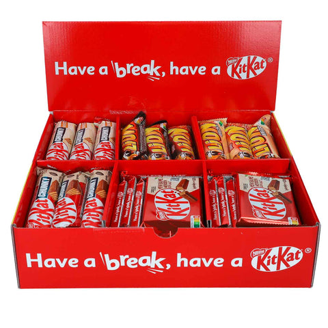 NESTLÉ KITKAT & LION Édességválogatás, 64 szelet - 2,6 kg