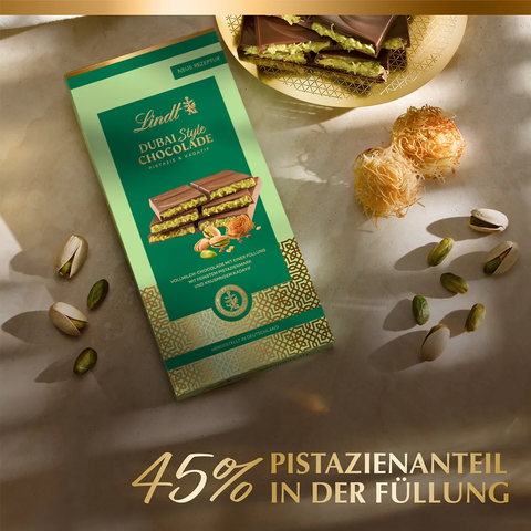 Lindt Dubai Style csokoládé 145g