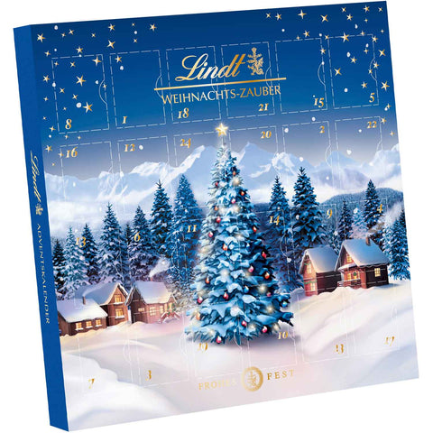 Lindt Karácsonyi Varázslat Mini asztali adventi naptár 115g