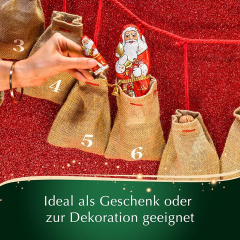 Lindt Mikulás alpesi tejcsokoládéból – 45 darabos nagy kiszerelés (45 × 40g)