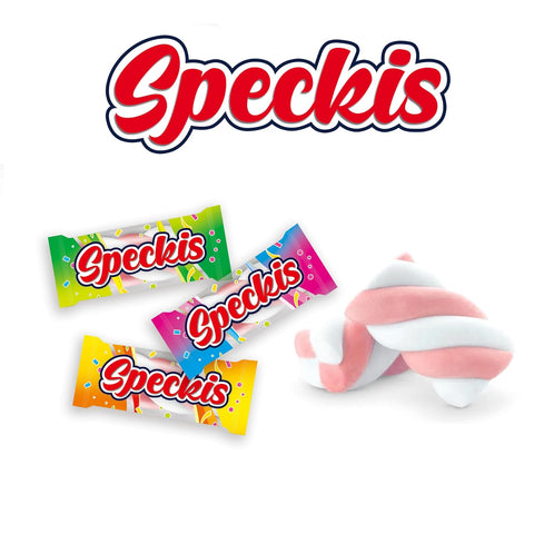 Marshmallow Speckis szalonna kötelek dobálós anyagként karneválra és farsangra – 100 db egyenként csomagolt 300g