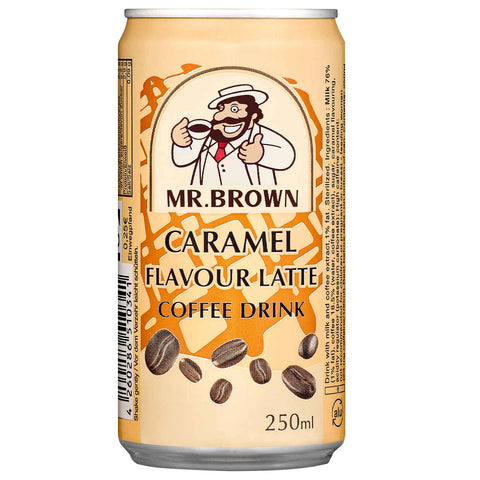 Mr. Brown kávéital Karamellás Latte 24 x 250 ml