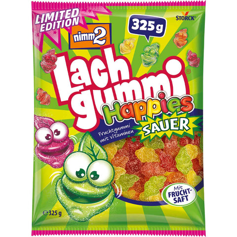 nimm2 Lachgummi Happies savanyú 325g