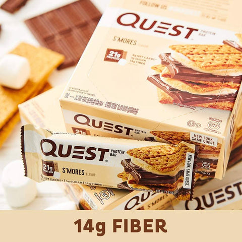 Quest Nutrition Smores fehérjeszelet 60g