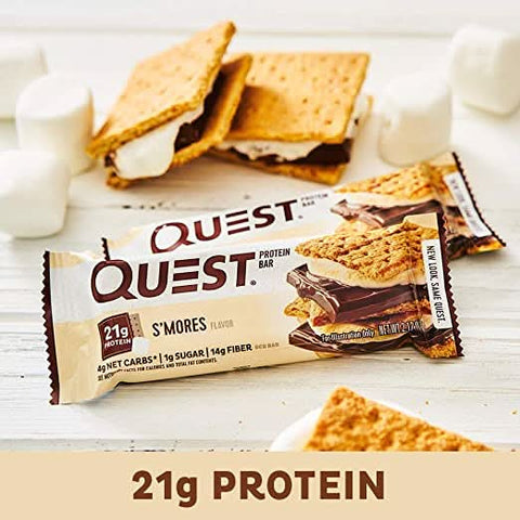 Quest Nutrition Smores fehérjeszelet 60g