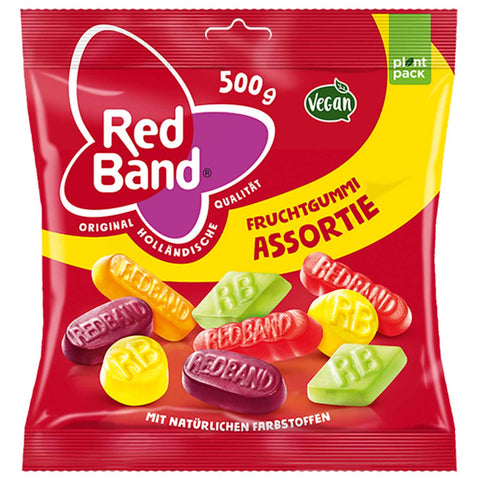 Red Band gyümölcsízű gumicukor válogatás 500g