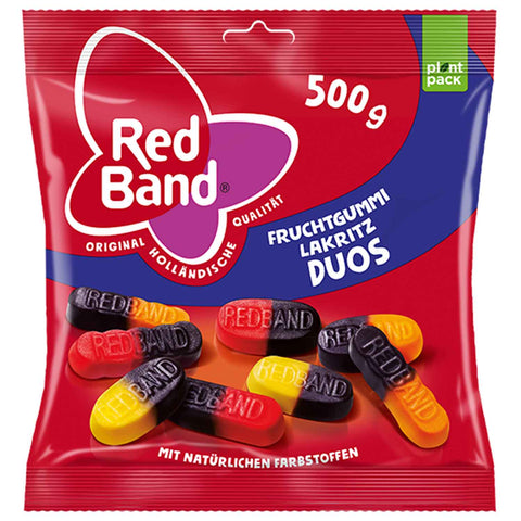 Red Band Gyümölcsgumi Lakrits Duók 500g