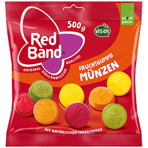 Red Band Gyümölcsgumi Érmék 500g