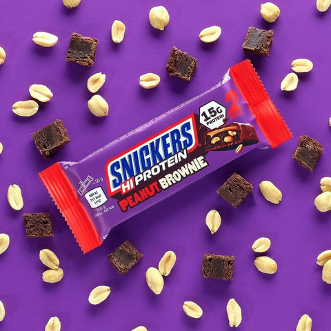 Snickers Peanut Brownie Protein szelet 50g