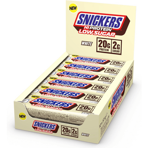 Snickers White alacsony cukortartalmú, magas fehérjetartalmú szelet 57g